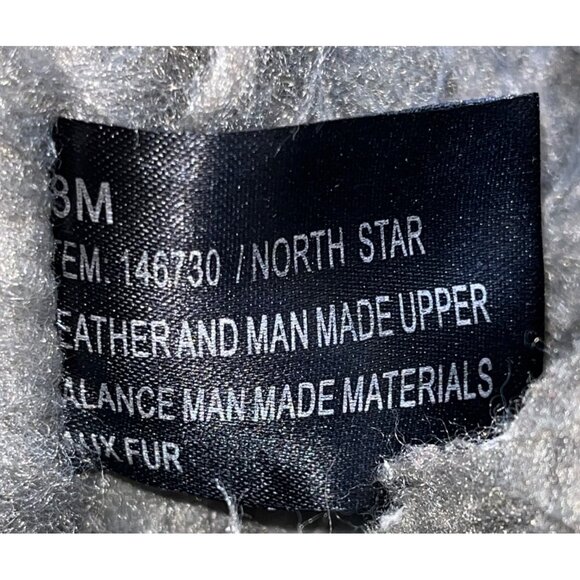 Khombu Women’s Brown & Black Faux Fur Lace-Up Waterproof Snow Boots Size 8M - Picture 6 of 11